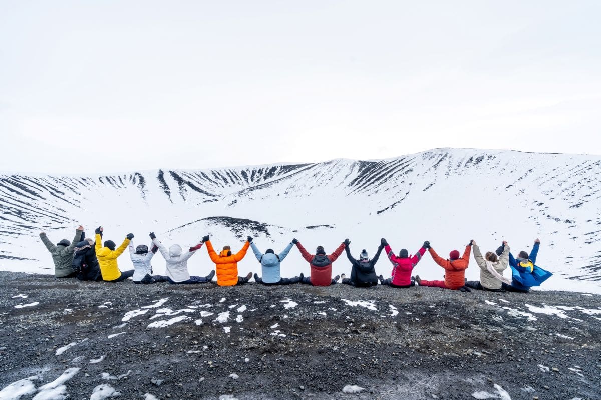 A corporate winter retreat to Iceland
